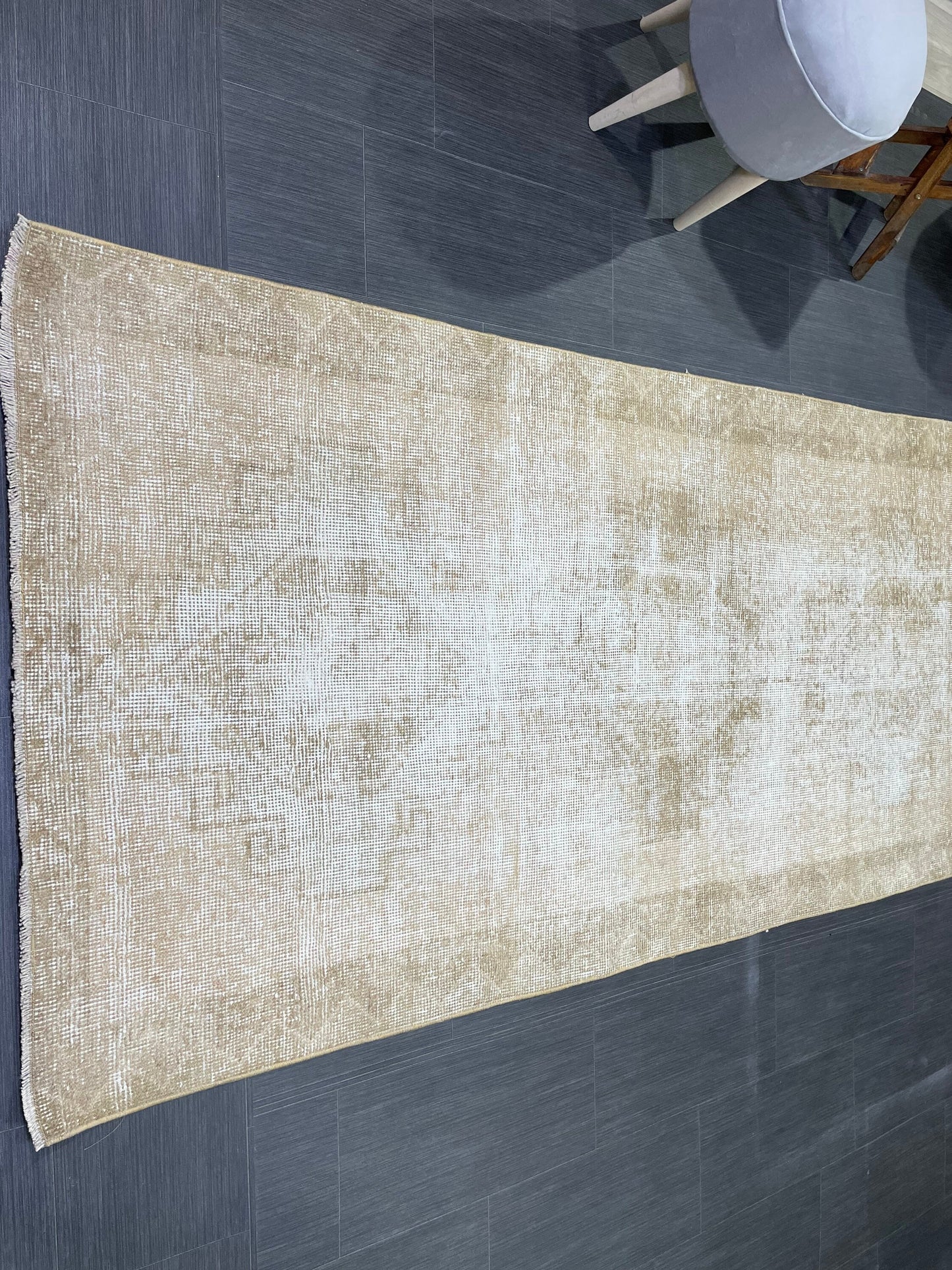 Distressed Vintage Runner Rug 3.6 x 11.5 ft Turkish Runner Rug Vintage Runner Rug Hallway Runner Rug Kitchen Runner Rug Wool Pile Runner Rug