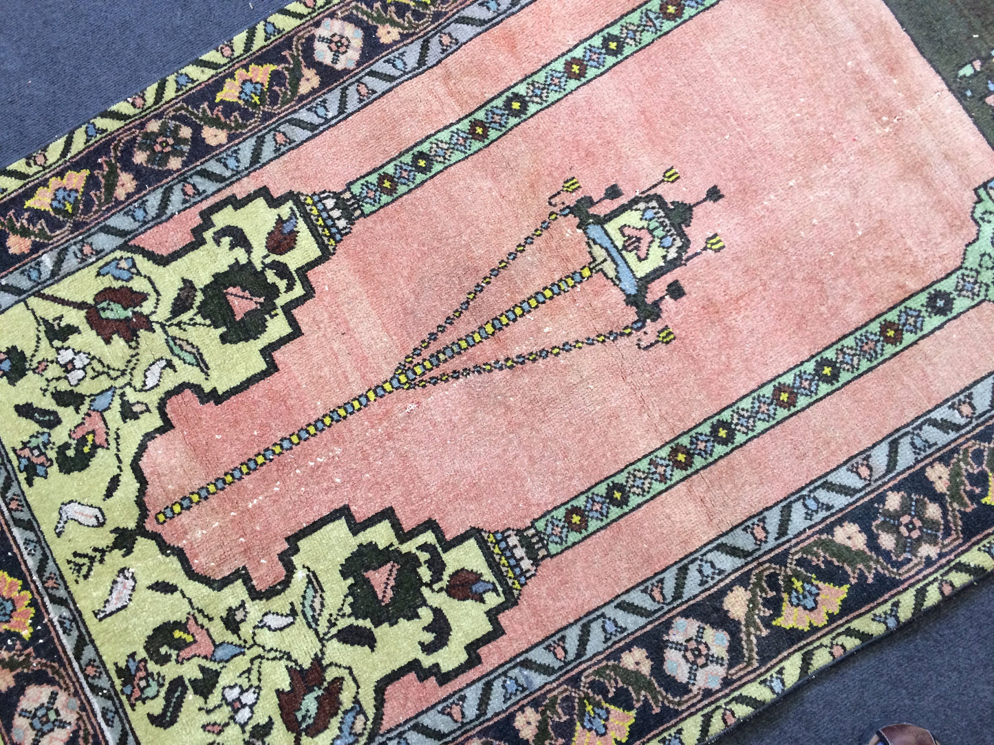 Turkish Rug, Oushak Rug, Rustic Oushak Rug, Wool Oushak Rug, Oushak Runner Rugs, Farmhouse Rug, Vintage Rug, High Pile, Hand Made Rug