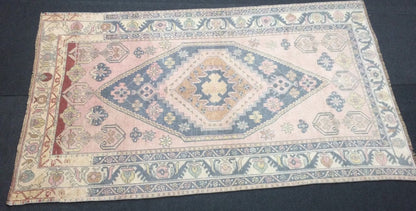 8 x 4 Vintage RUG Turkish Rug , Oushak Rug,Hand woven Rug,Weaving