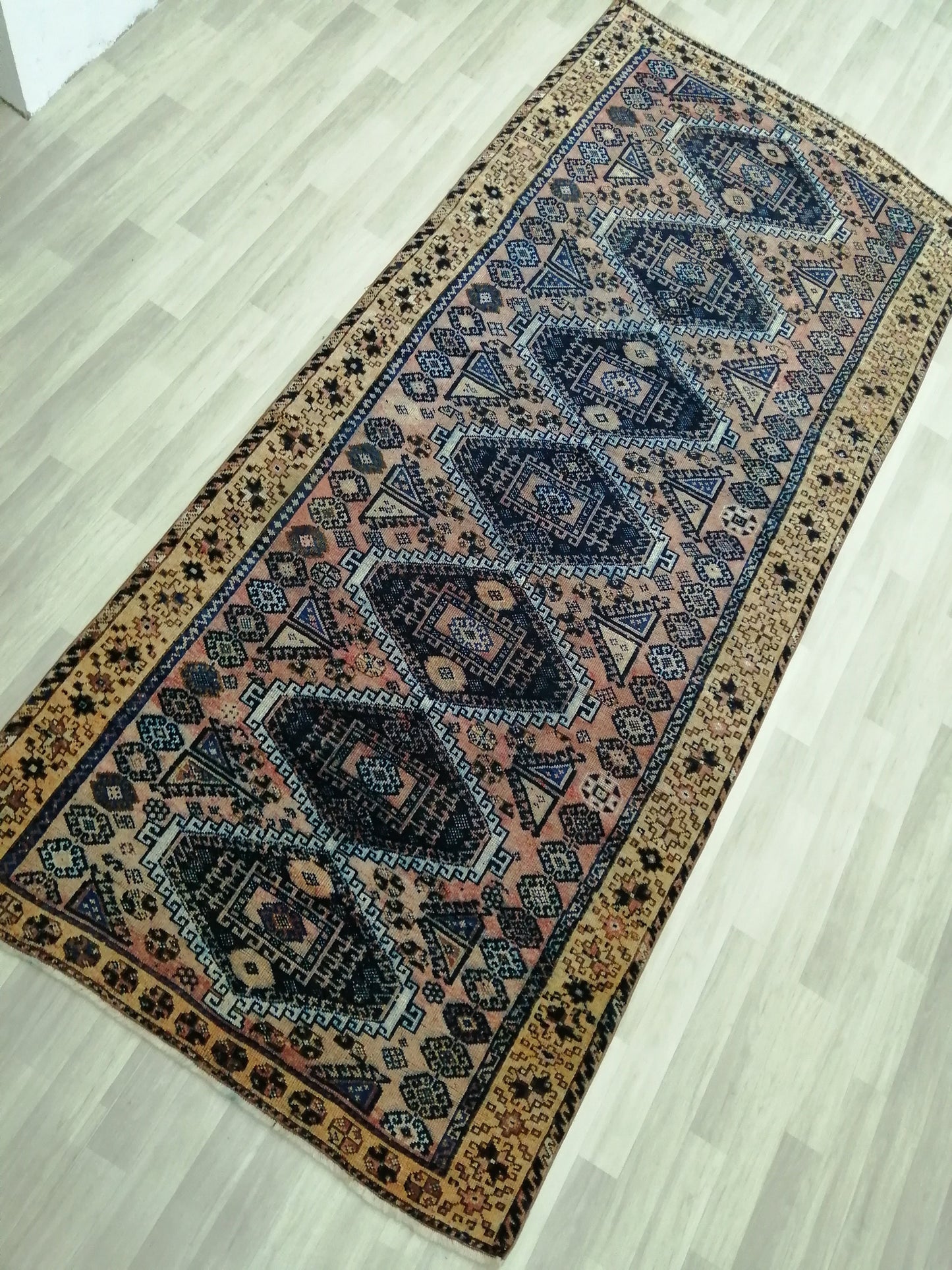 5 x 11.5 Kurdish Runner Rugs, Hand Made Rug Oushak Rug, Rustic Rug Persian Rug, Rug Runner Turkish Rug Hand Knotted Vintage Rug, Wool rug