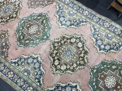 Vintage Runner Rug, Hand Knotted Runner 5 x 11.4 Rug, Turkish Runner Rug, Vintage Runner Rug, Hallway Runner Rug,Quality Kitchen Runner