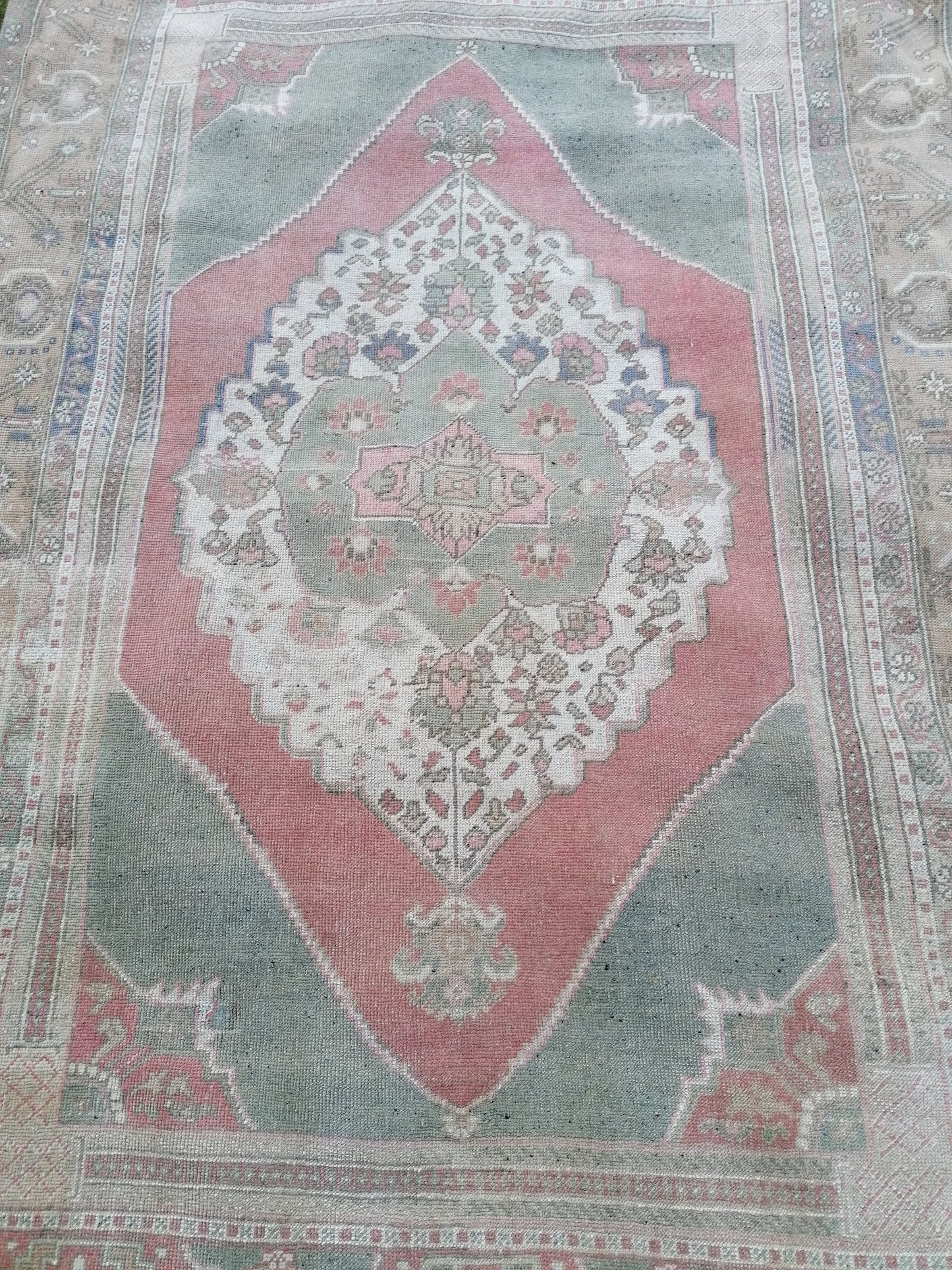 Oushak turkish rug 8'4x5 turkish rug,oushak rug,vintage rug,kitchen rug,vintage oushak rug, vintage anatolian unique hand made bohemian rug