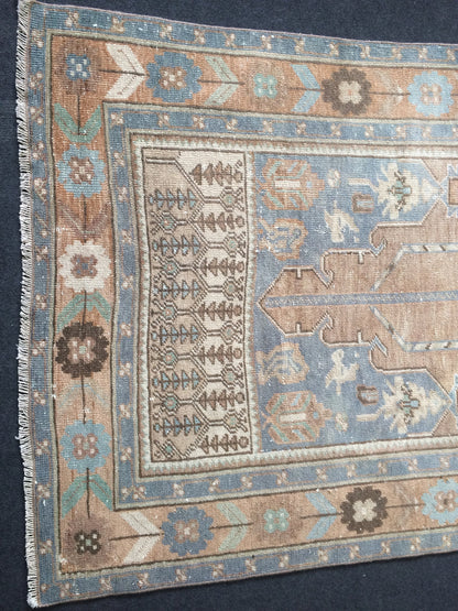 Persian Rug, Vintage Turkish Rug, Faded Rug, Rustic Rug,Bohemian Rug, Rug Runner, Turkish Rug, Farmhouse Rug, Vintage Rug, Wool rug