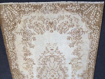 OUSHAK RUG TURKISH Oushak Rug Vintage Rug Vintage Runner Rug Wool Oushak Rug Hand Made Rugs Vintage Turkish Rug