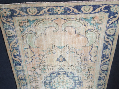 5.2 x 9.3 Large Area OUSHAK RUG TURKISH Oriental Rug Vintage Persian Rug Vintage 5x9 Rug Wool Oushak Rug Hand Made Rugs Vintage Turkish Rug