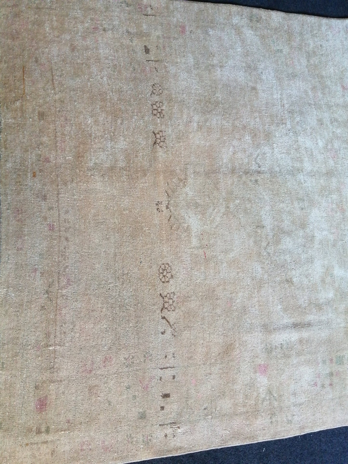 7.5 x 4.3 Muted Rugs, Hand Made Rug, Oushak Rug, Rustic Rug, Bohemian Rug, Rug Runner, Turkish Rug, Farmhouse Rug, Vintage Rug, Wool rug