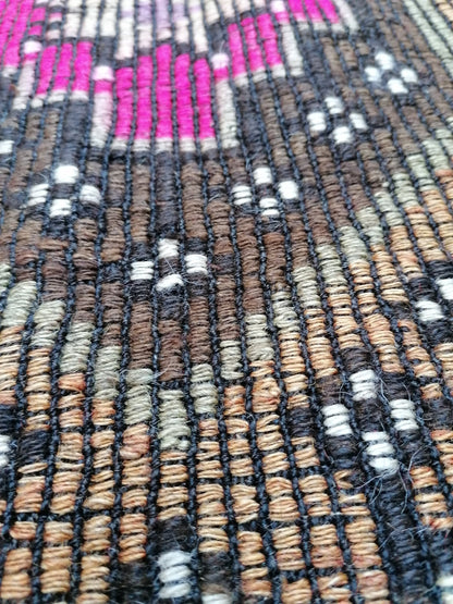 3x10 feet handmade vintage runner, turkish entryway runner rug, oushak kitchen floor long runner, living room area runner, wool faded rugs