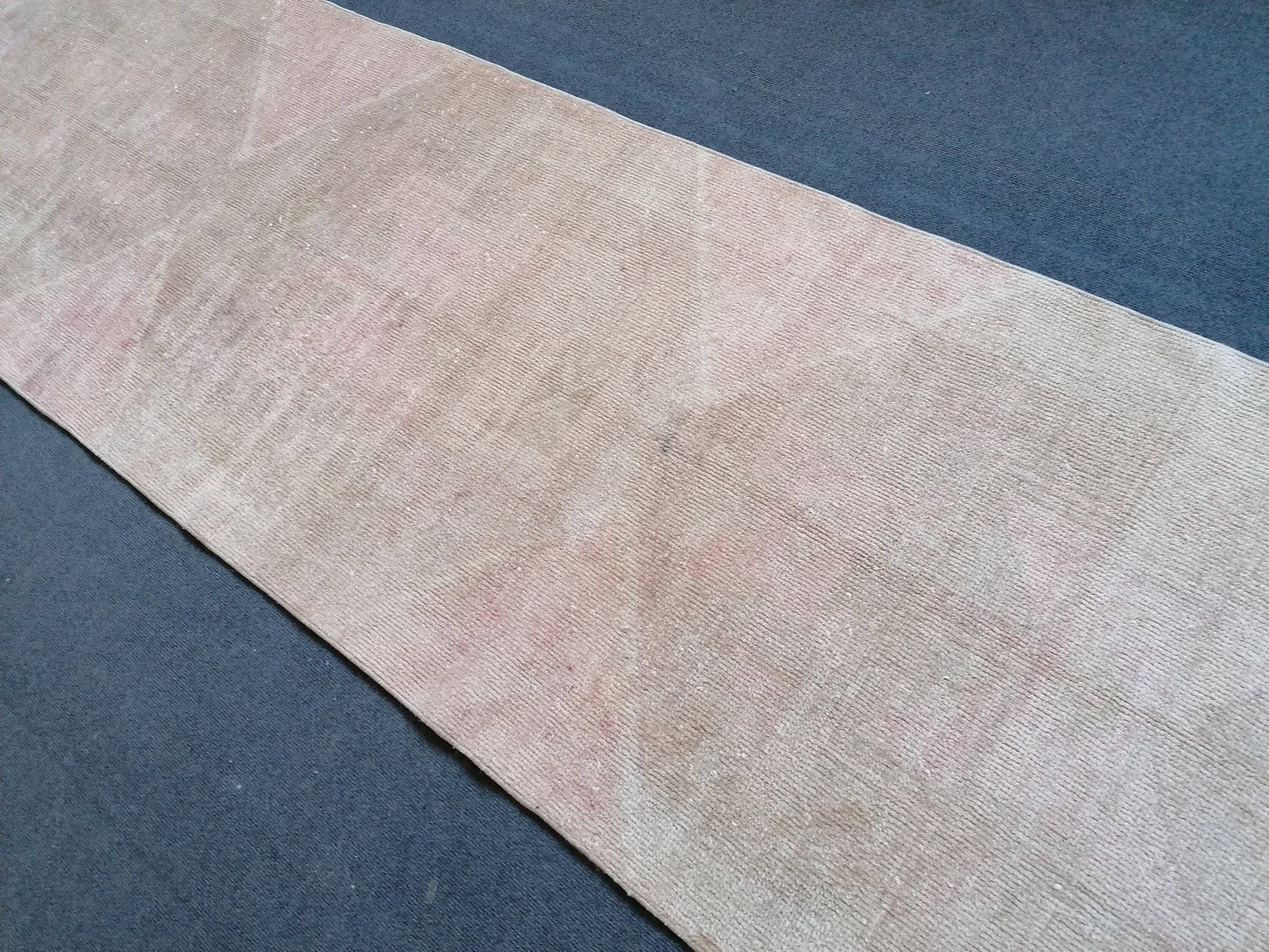 3x12 runner rug,vintage rug,knotted oushak rug,hallway handmade runner