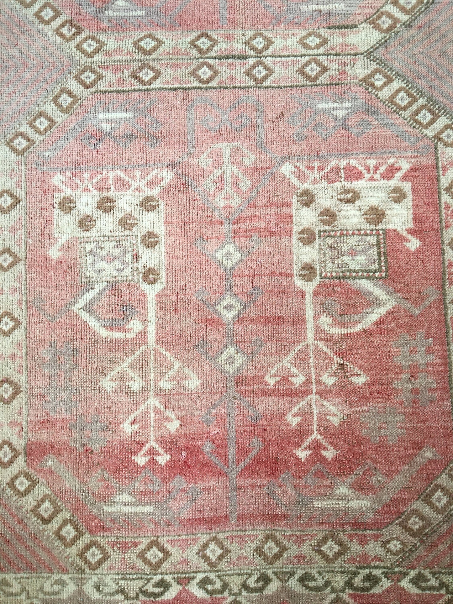 3x5 feet turkish handmade rug, vintage large rug,kitchen wide rug, living room rug, bohemian rug, oushak turkish wool rug, hallway mini rug