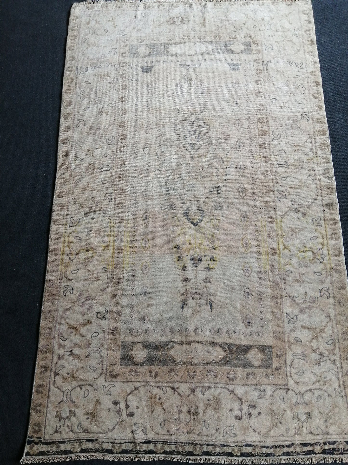 3.5 x 6 Rugs, Hand Made Rug, Oushak Rug, Rustic Rug, Bohemian Rug,  Turkish Rug, Farmhouse Rug, Vintage Rug, Wool rug Muted Oriental Rug