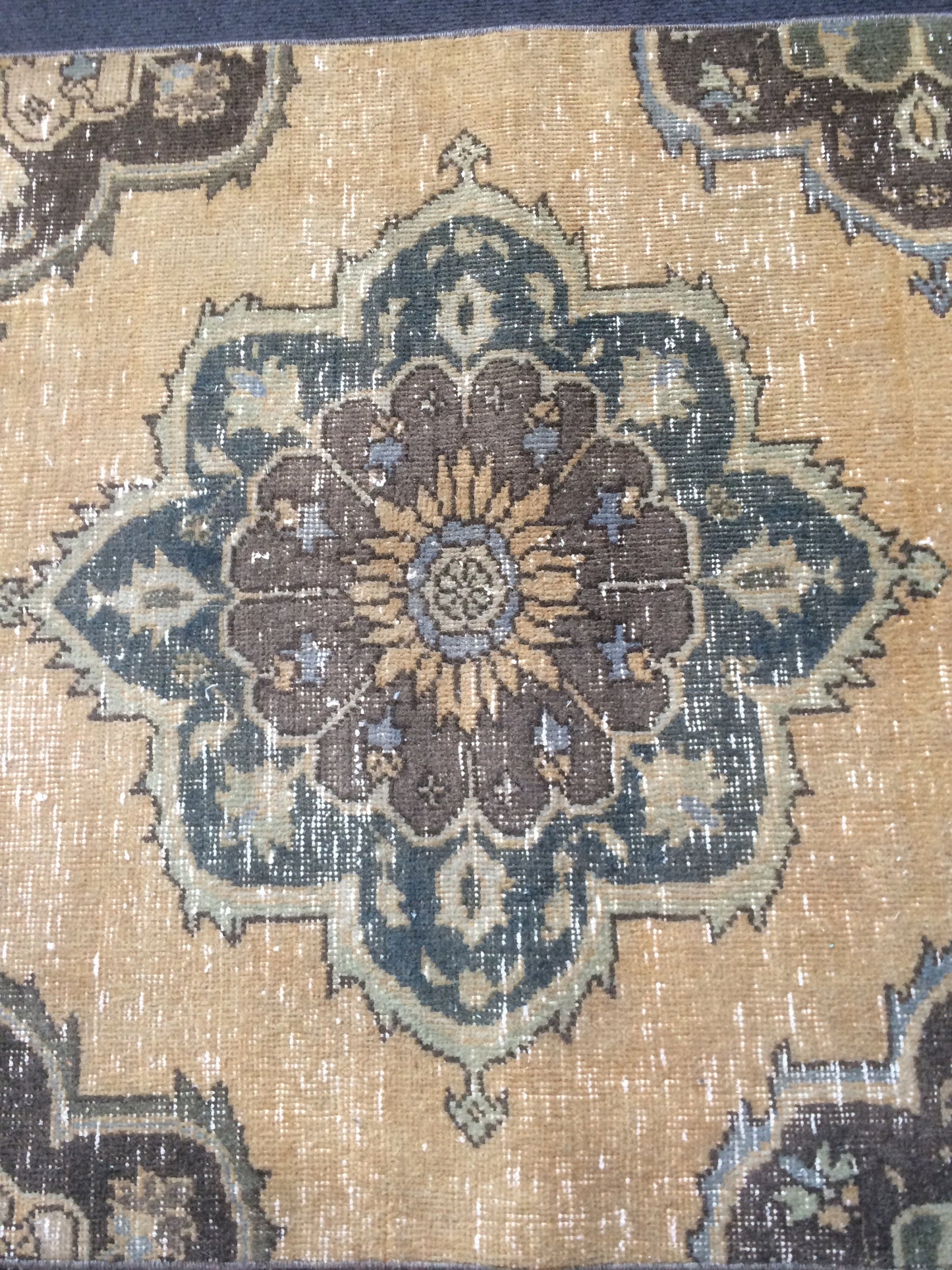 9.7 X 2.9 Oushak Runner Rug Turkish Runner Rug Vintage Runner Rug Hallway Runner Rug Kitchen Runner Rug Wool Runner Rug Wool Oushak Rug