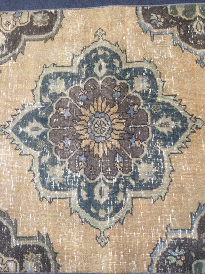 9.7 X 2.9 Oushak Runner Rug Turkish Runner Rug Vintage Runner Rug Hallway Runner Rug Kitchen Runner Rug Wool Runner Rug Wool Oushak Rug