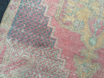 Vintage Rugs  TURKISH HAND MADE Rugs   Vintage Turkish Rugs   Oushak Rug   Traditional Rug, Turkish Oushak Rug, Vintage Oushak Rug, Wool Rug