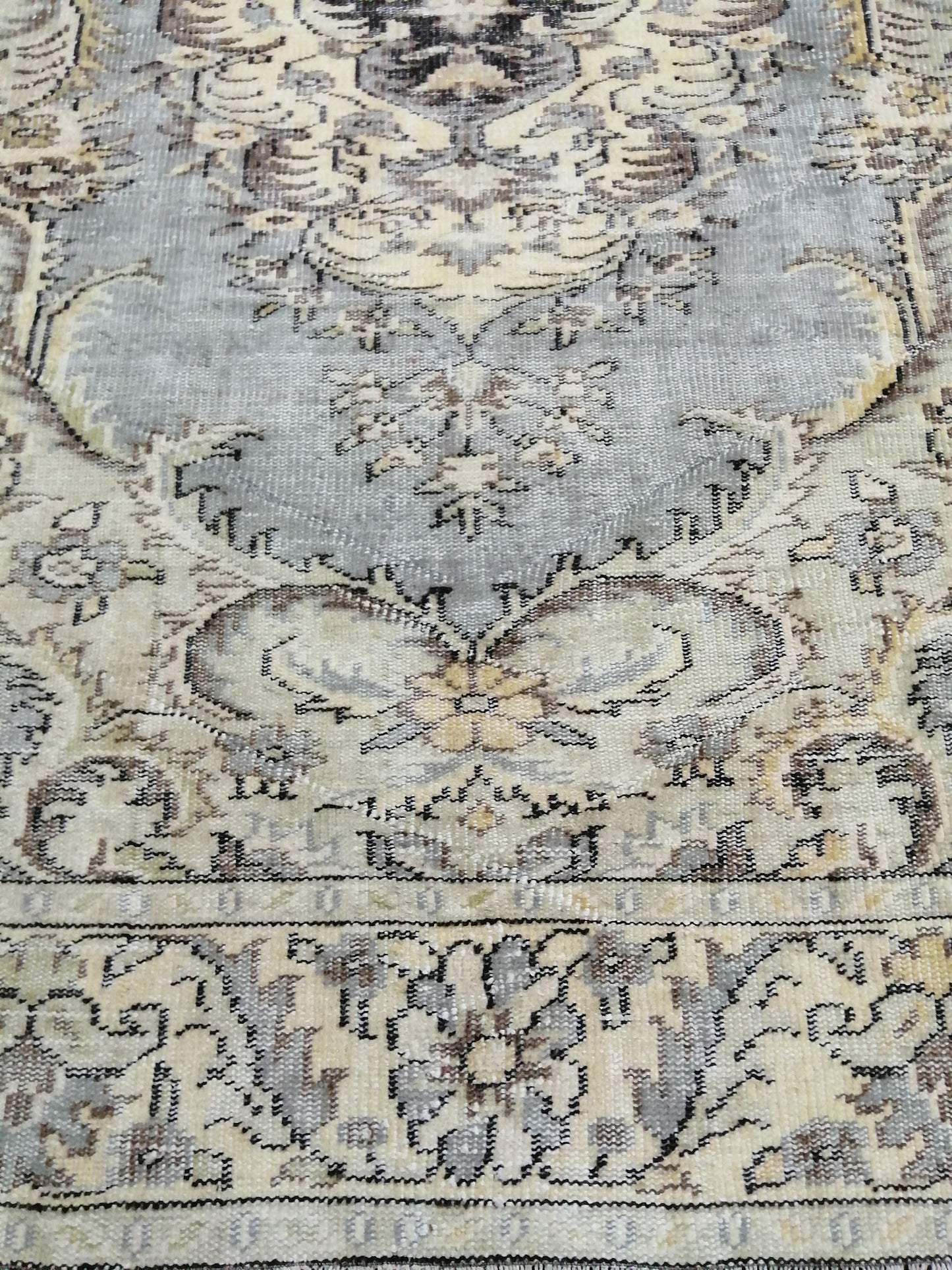 Oriental 6 x 10 Vintage Oushak Runner Rug Vintage Hand Knotted Rug Wool Oushak Rug Hand Made Rugs Vintage Turkish Rug Persian Rug