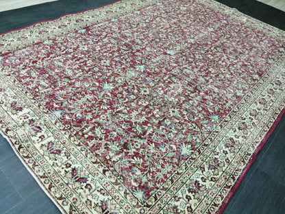 Large TURKISH Oushak Rug 6.7 x 9.7 Vintage Oushak Runner Rug Vintage Runner Rug Wool Oriental Rug Hand Made Rugs Turkish Rug