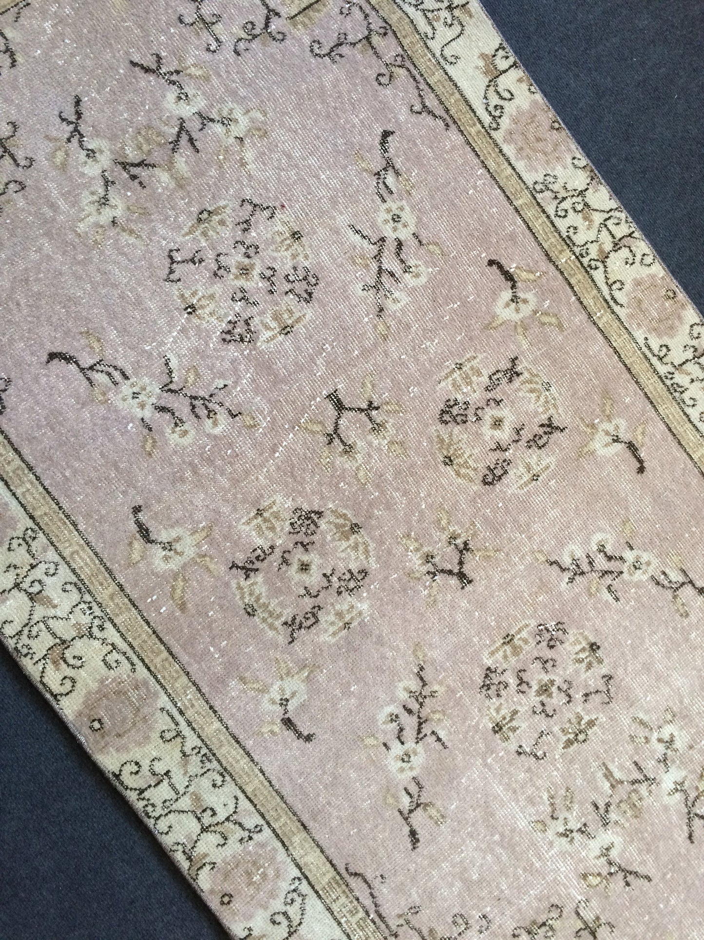 Turkish Rug, Oushak Rug, Rustic Oushak Rug, Wool Oushak Rug, Oushak Runner Rugs, Farmhouse Rug, Vintage Rug, Minimalist Rug, Hand Made Rug