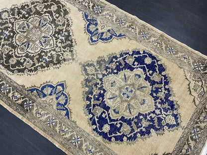 Oushak 4.8 x 13 Runner Rug Turkish Runner Rug Vintage Runner Rug Hallway Runner Rug Kitchen Runner Rug Wool Runner Handmade Runner