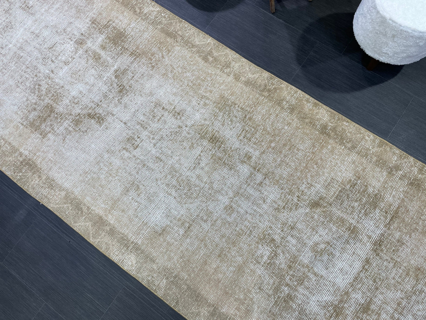 Distressed Vintage Runner Rug 3.6 x 11.5 ft Turkish Runner Rug Vintage Runner Rug Hallway Runner Rug Kitchen Runner Rug Wool Pile Runner Rug