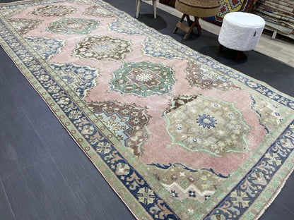 Vintage Runner Rug, Hand Knotted Runner 5 x 11.4 Rug, Turkish Runner Rug, Vintage Runner Rug, Hallway Runner Rug,Quality Kitchen Runner