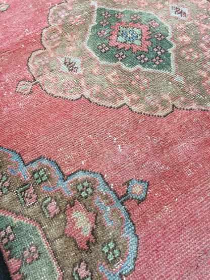 3 x 12.5 Oushak Runner Rug Turkish Runner Rug Vintage Runner Rug Hallway Runner Rug Kitchen Runner Rug Wool Runner Rug Wool Oushak Rug