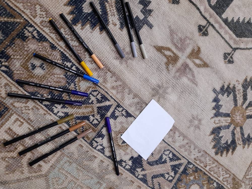 Muted Runner Rug Muted Turkish Runner Rug Vintage 4.5 x 13 Runner Rug Hallway Runner Rug Kitchen Runner Rug Oriental Runner Rug Wool Runner