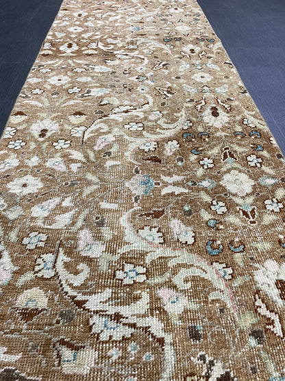 Oriental Runner Rug Turkish Runner Rug Vintage Runner Rug 2.4 x 8.5 Hallway Runner Rug Kitchen Runner Rug Wool Floral Runner Rug
