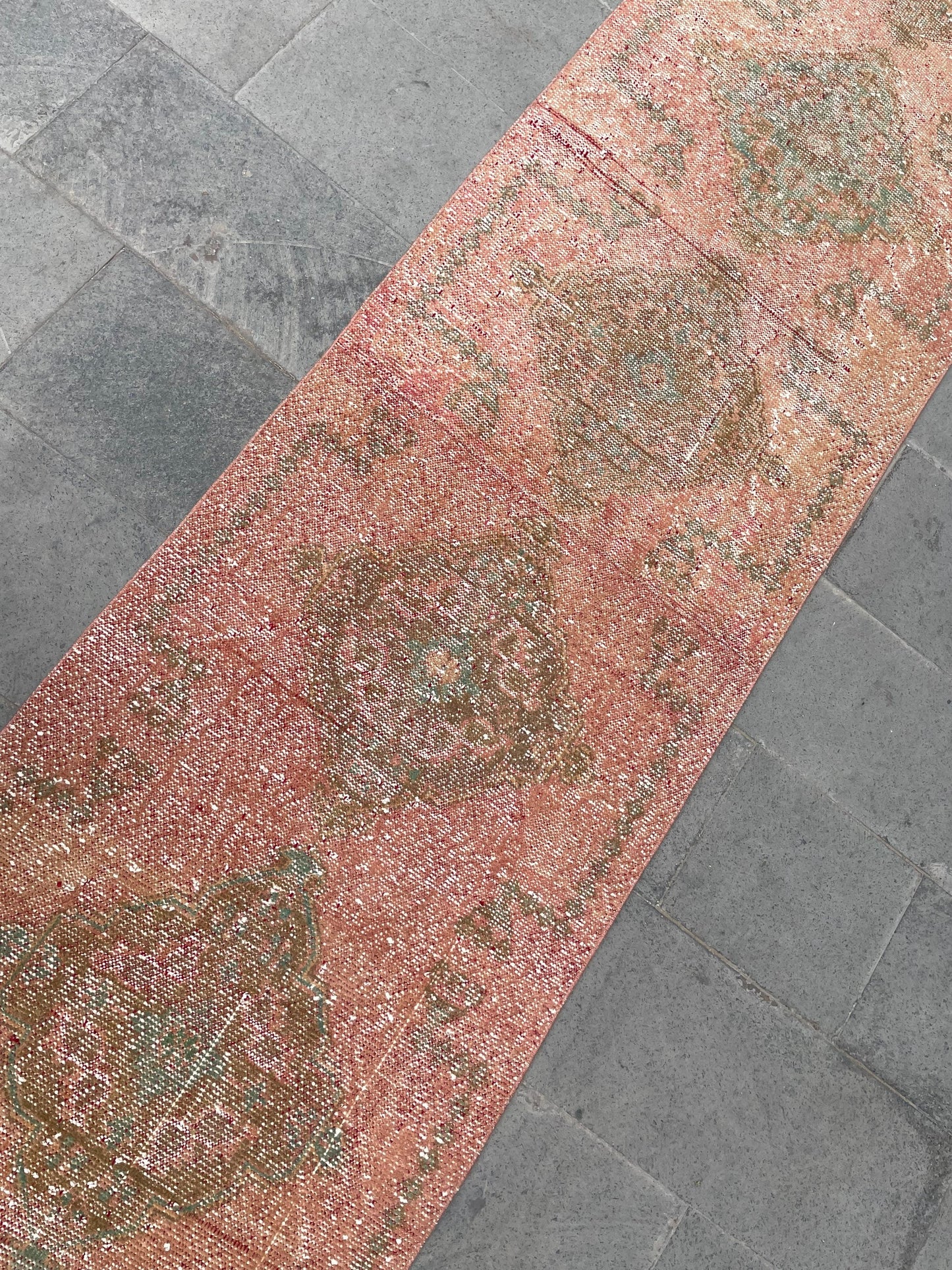 Distressed Vintage Runner Extra Long Turkish Runner 2.7 x 19.7  Stair Runner Rug Vintage Runner XL Oriental Runner Staircase Handmade Runner