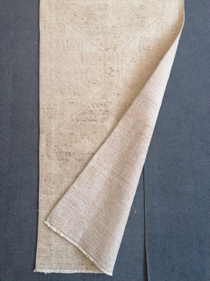 Natural runner rug 2,3x12’6 muted hallway runner,long runner rug