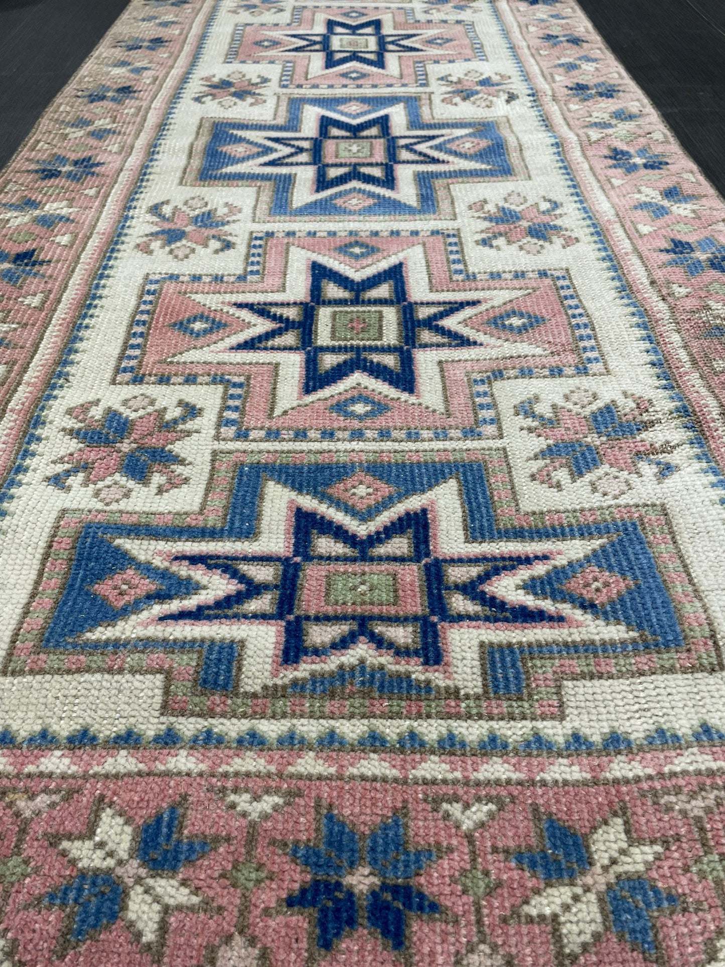 Vintage Persian Runner Rug 2.5 x 10.4 Antique Runner Rug Handmade Runner Staircase Runner Distressed Runner Wool Runner Rug Oriental Runner