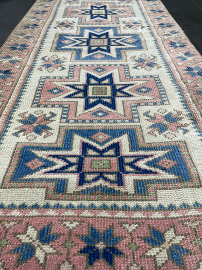 Vintage Persian Runner Rug 2.5 x 10.4 Antique Runner Rug Handmade Runner Staircase Runner Distressed Runner Wool Runner Rug Oriental Runner