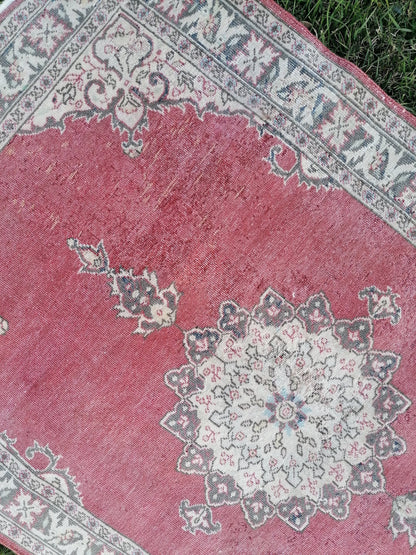 Runner rug,8'5x3' turkish runner rug, hallway runner rug,kitchen runner rug, vintage runner rug,oushak runner rug, runer,