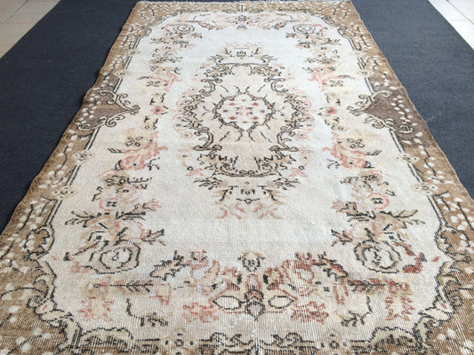 Rug, MUTED Rug, Oushak Rugs, Rustic Rugs, Boho Rug, Vintage Rugs, Turkish Rugs Runner, Farmhouse Rug, Vintage Rugs, 6 x 4 ft Rugs