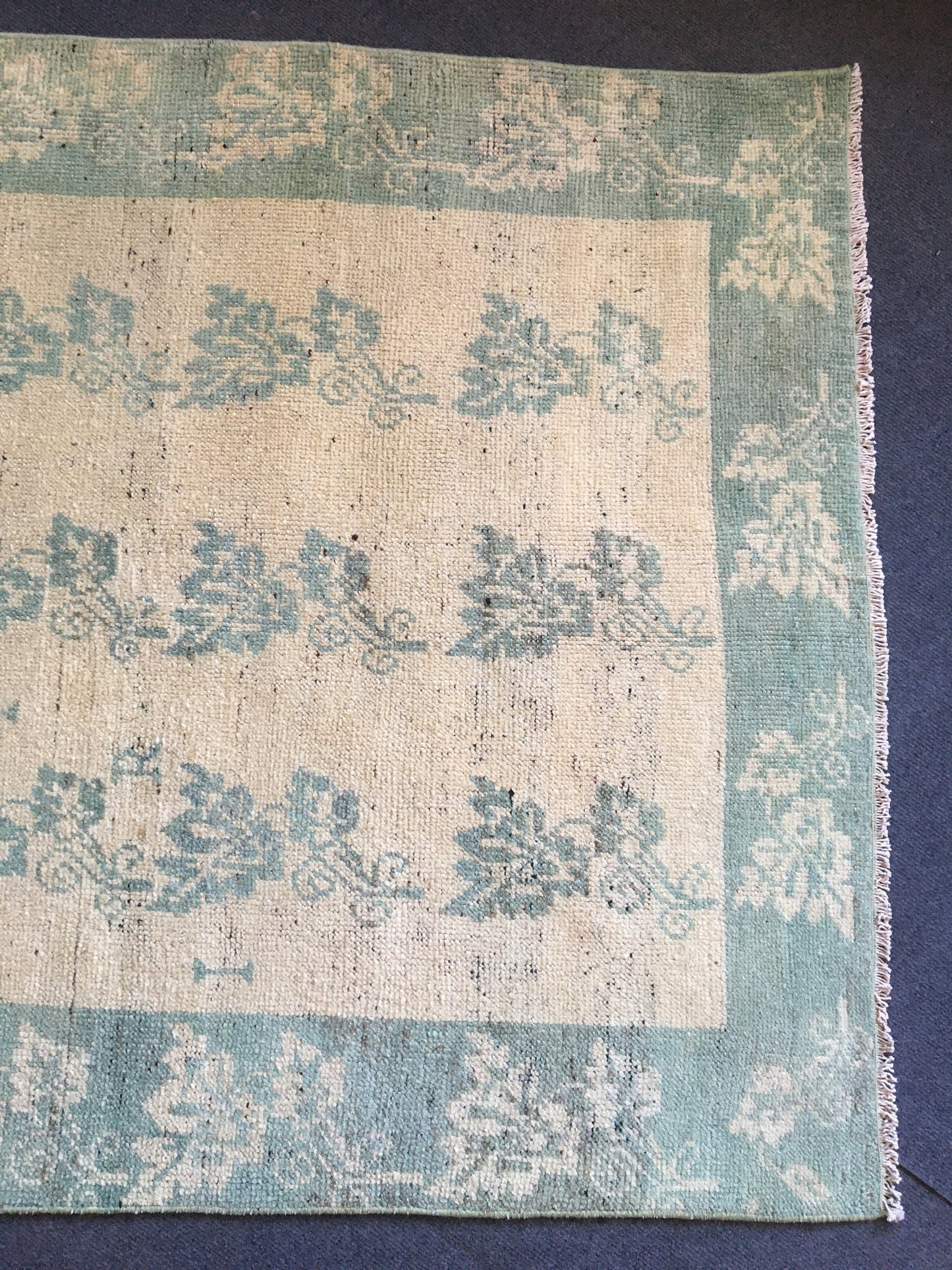 3.5x7 feet handmade wool turkish bedroom area rug, oushak vintage grey kitchen floor rug, large living room area rug, wide bathroom pink rug