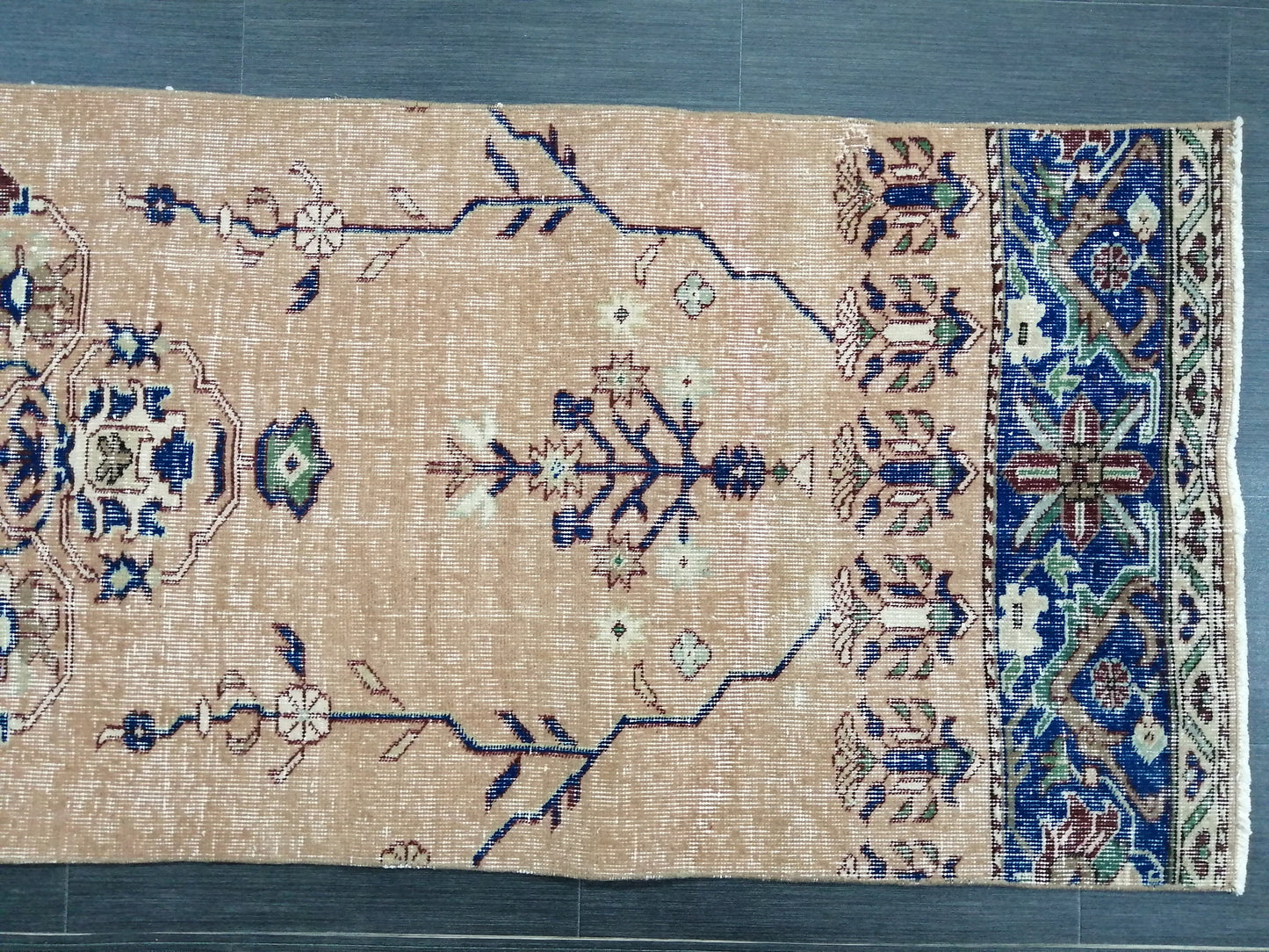 Oushak Runner Rug 2.5 x 10 Turkish Runner Rug Vintage Runner Rug Hallway Runner Rug Kitchen Runner Rug Wool Runner Rug Wool Oushak Rug