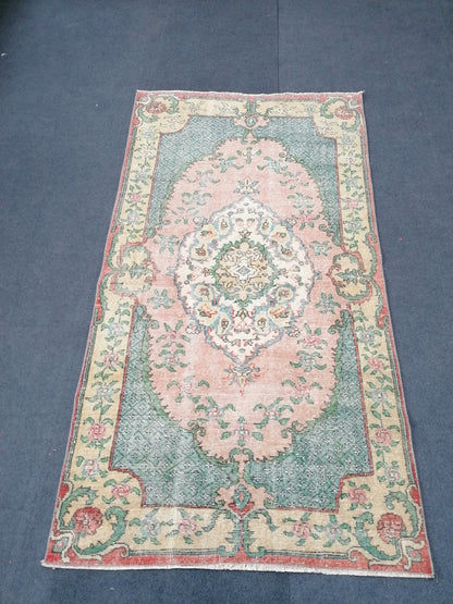 Turkish hand made rugs vintage turkish rugs oushak rug vintage oushak rug, wool rug