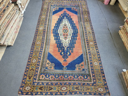 OUSHAK RUG, TURKISH 5.6 x 11 Rug, Vintage Oushak Rug, Vintage Persian Rug, Wool Hand Knotted Rug,  Handmade Rug, Vintage Turkish Rug