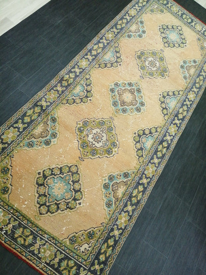 11.3 x 4.5 Large Rugs, Handmade Rug, Oushak Rug, Rustic Rug, Bohemian Rug, Qualty Runner, Turkish Rug, Farmhouse Rug, Vintage Rug, Wool rug