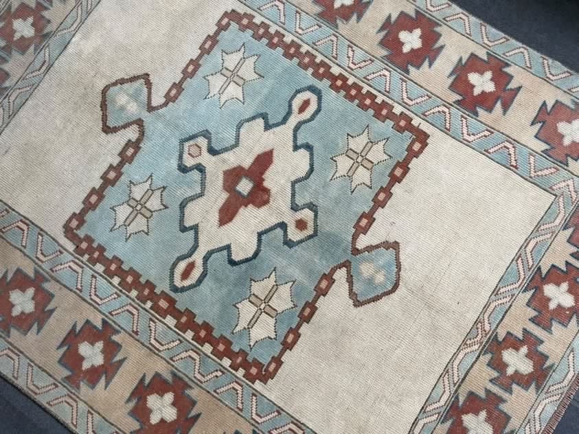 5 x 6 Large turkish oushak rug - living room rug, handmade rug