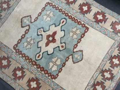 5 x 6 Large turkish oushak rug - living room rug, handmade rug