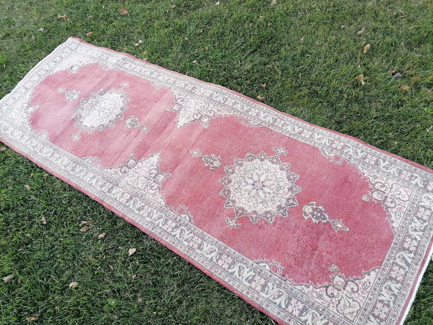Runner rug,8'5x3' turkish runner rug, hallway runner rug,kitchen runner rug, vintage runner rug,oushak runner rug, runer,