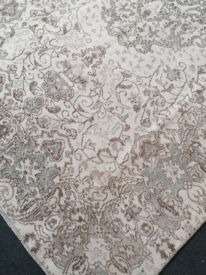 Turkısh rug 9x5'6 vıntage rug, vıntage turkısh rug, hand made rug,wool rug