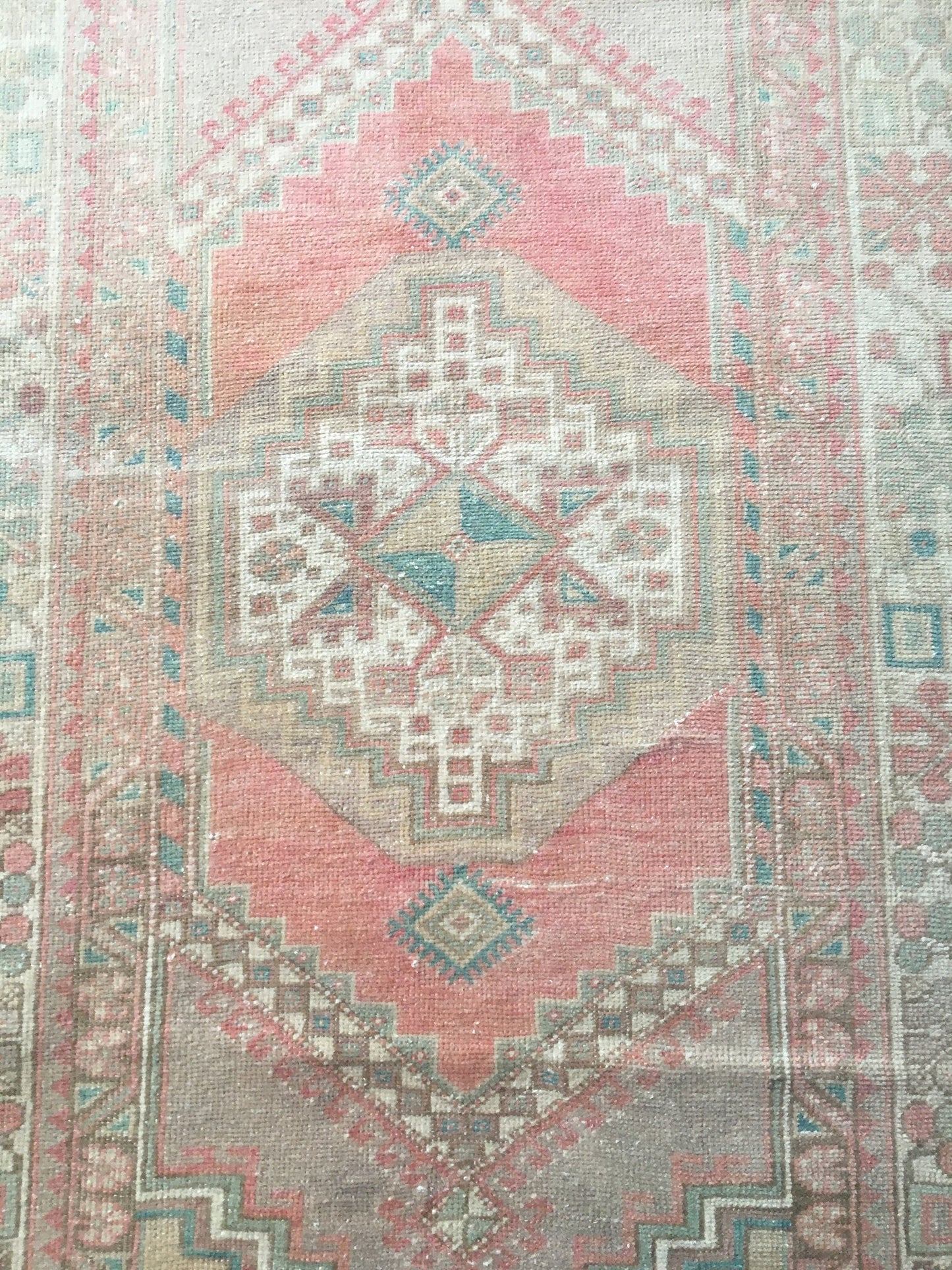 3.5x6 feet destroyed turkish handmade rug, large vintage beige kitchen rug, wool oushak large living room carpet, bedroom area anatolian rug