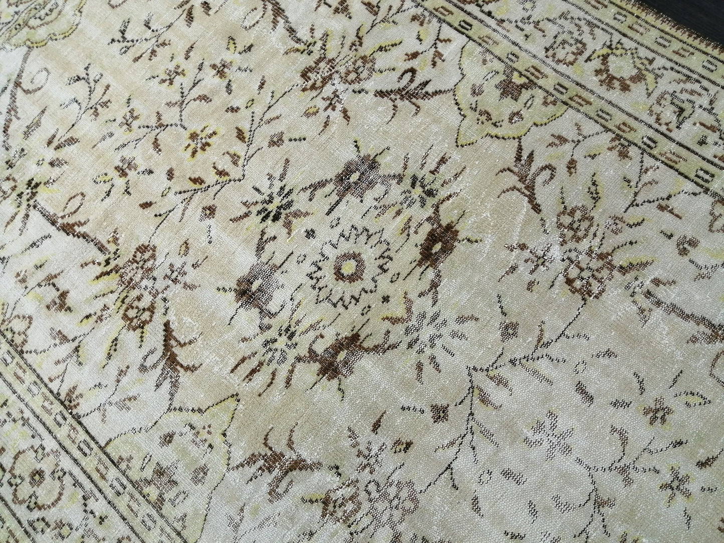 6x9 Muted Handmade Rug Oushak Rug, Rustic Rug Boho Rug, Muted Home Decor Rug  Turkish Rug, Farmhouse Rug Persian Rug Hand Knotted Rug