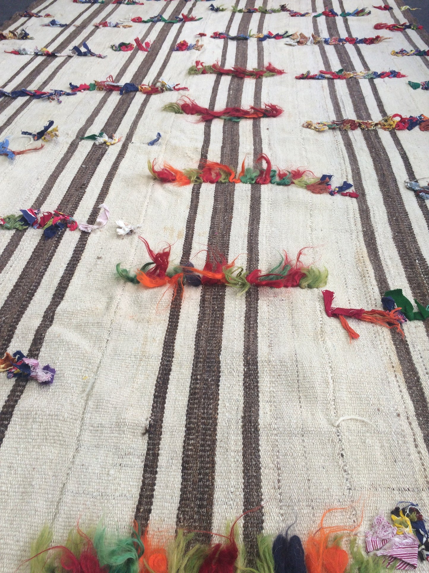 Turkish Flat Woven Runner Oushak Kilim Rugs Nomad Kilim Rug Boho Rug SHAGGY RUG Gypsy Rug Bohemian Rug Neutral Colors Flatwoven Rug Wool