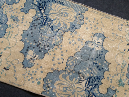 3x7 Turkish Rug, Oushak Rug, Rustic Oushak Rug, Wool Oushak Rug, Oushak Runner Rugs, Farmhouse Rug, Vintage Rug, Hand Made Rug