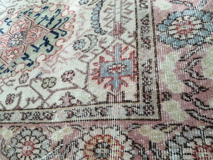 Muted Oriental Runner  8.3 x 4.3 Turkish Runner Rug Vintage Runner Rug Hallway Runner Rug Kitchen Runner Rug Persian Runner Rug