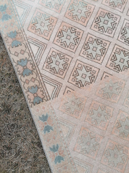 3.6 x 6.10 ft Vıntage rug, turkısh rug, wool handmade rug