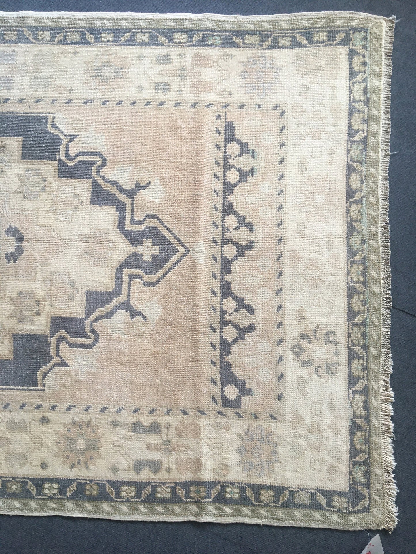 4x6 feet faded color blue turkish living room floor large rug, handmade beige bedroom area wool rug, kitchen wide rug,lounge big size carpet
