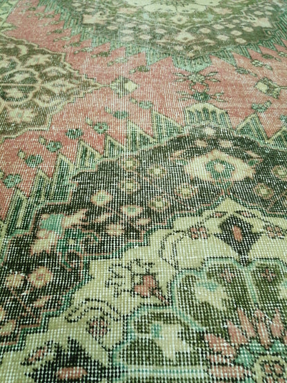 5 x 12.6 Oushak Runner Rug Turkish Runner Rug Vintage Runner Rug Hallway Runner Rug Kitchen Runner Rug Wool Runner Rug Wool Oushak Rug