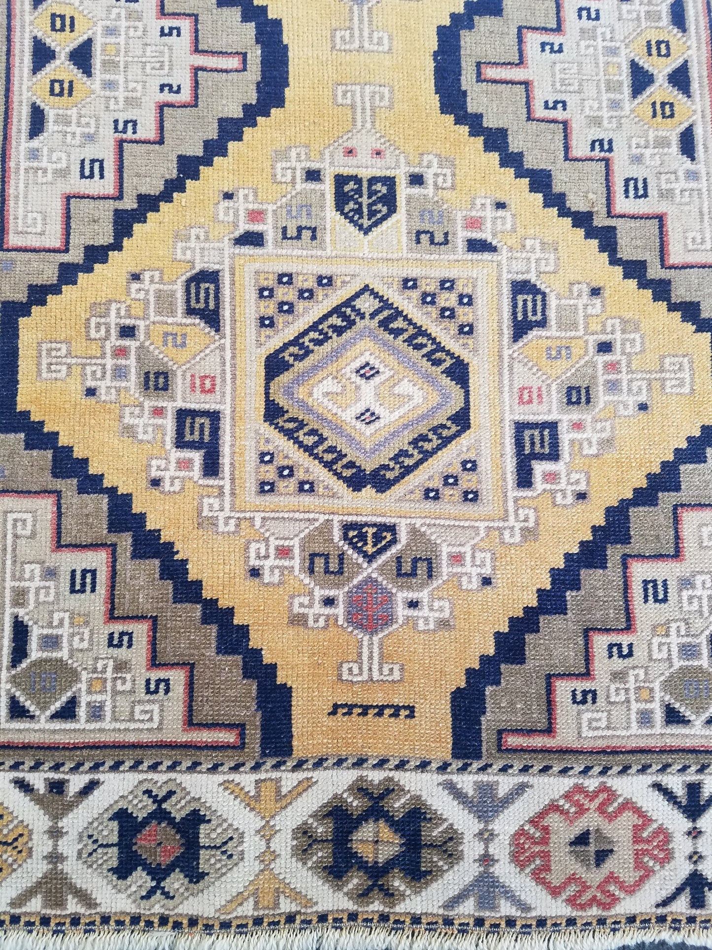 3x12 vintage handmade wool runner, oushak runner, hallway runner rug, kitchen runner